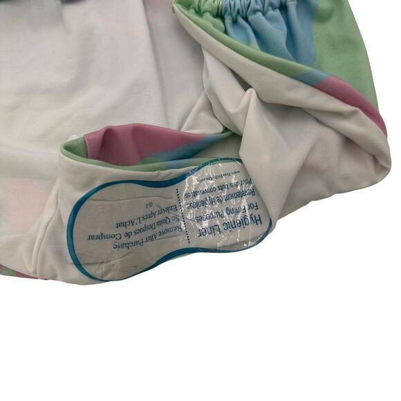 ASOS Design Fuller Bust Triangle Bikini Pastel Camo Print Size 36DD-E / 14 - Picture 3 of 7